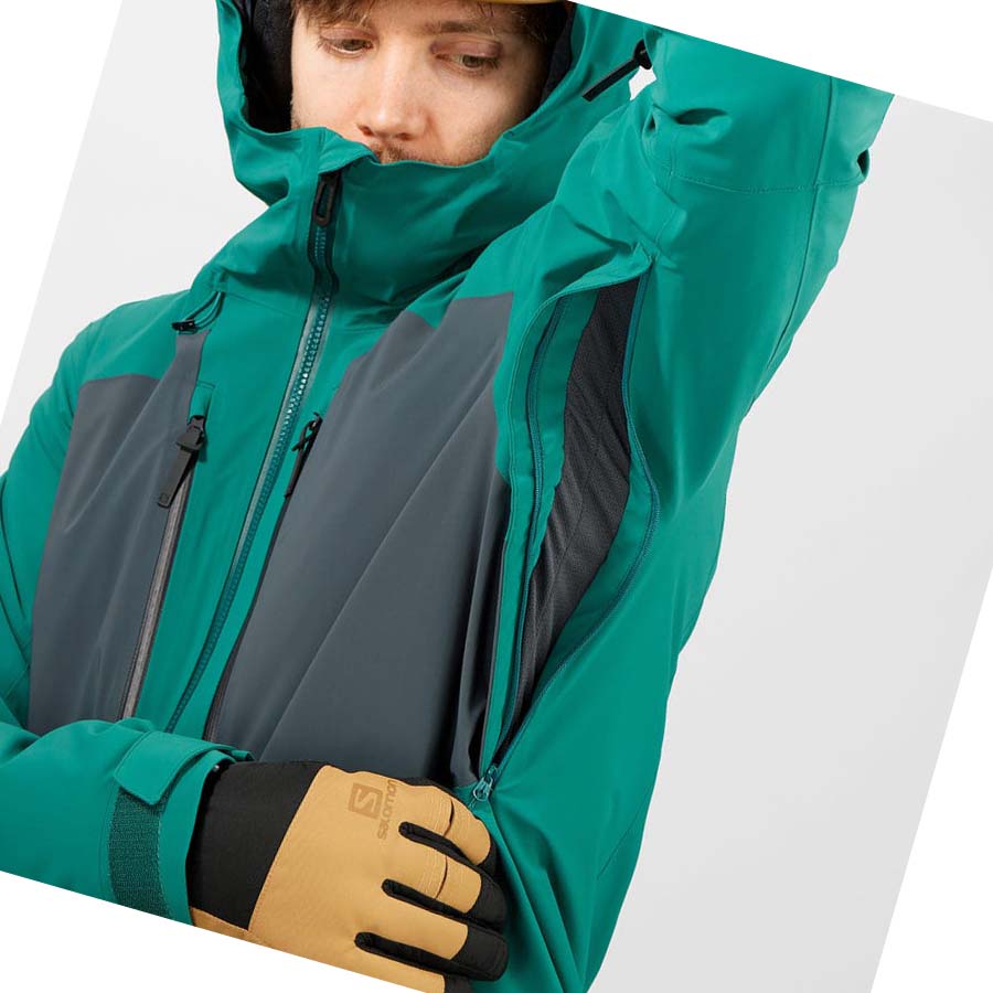 Chaquetas Salomon HIGHLAND INSULATED Hombre Verdes | MX 3295JPQ